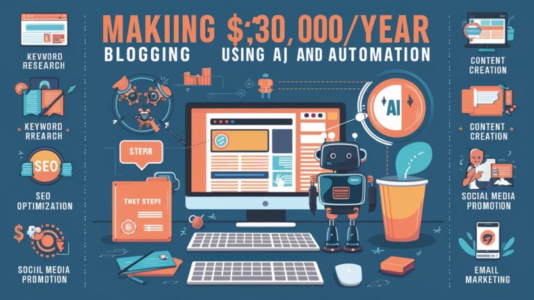 How to Make $30,000/Year Blogging Using AI and Automation: A Step-by-Step Guide